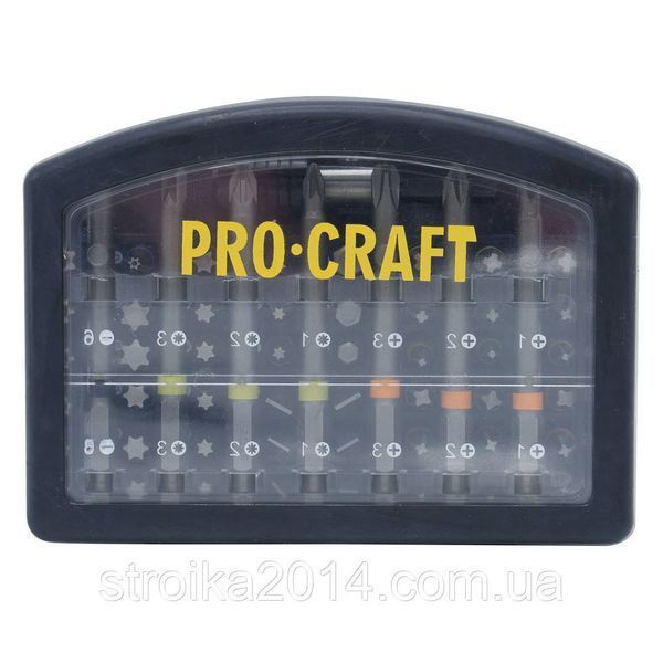 Набор бит 56шт, S2, Procraft BS56 56 фото