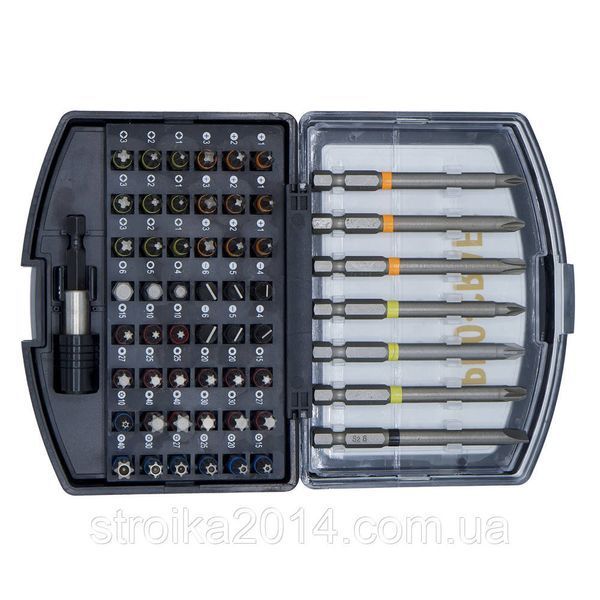 Набор бит 56шт, S2, Procraft BS56 56 фото