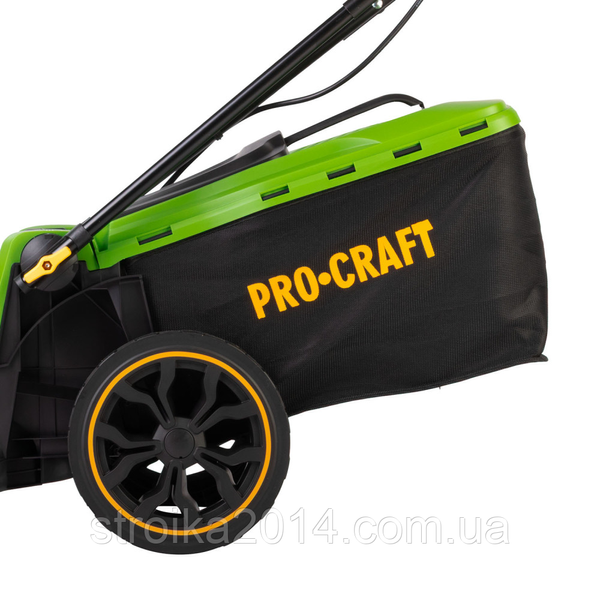 Акумуляторна газонокосарка безщіткова 400мм, 2х20В, (без АКБ та ЗП) Procraft PLM24 32028 фото
