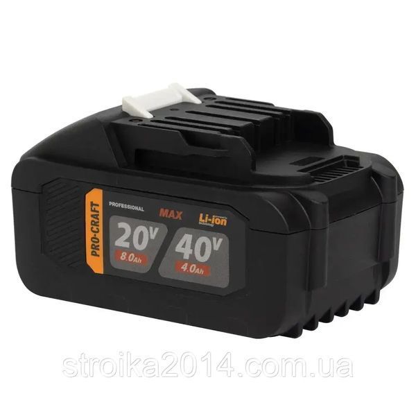 Акумуляторна батарея 20В 8Аг, 40В 4Аг, Procraft Battery20/40 30286 фото