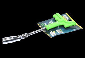 Ключ свечной,пластиковая ручка, усиленный 16мм arm-st16 4905914233-omg фото