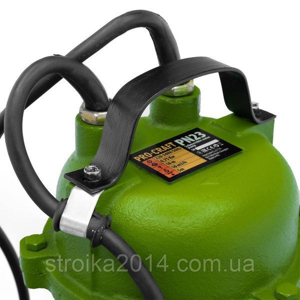 Дренажно-фекальный насос 5м, 10м3/г, Procraft PN23 23 фото