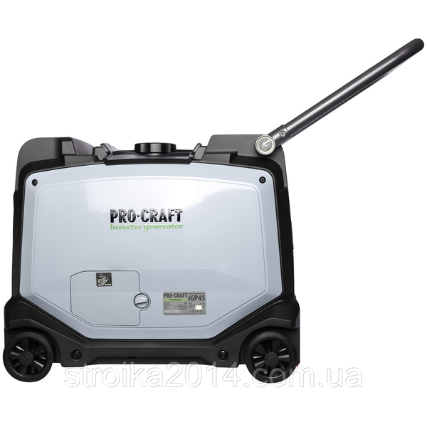 Инверторный бензиновый генератор 220В 4/4,5кВт, ручной/электростарт Procraft IGP45 45 фото