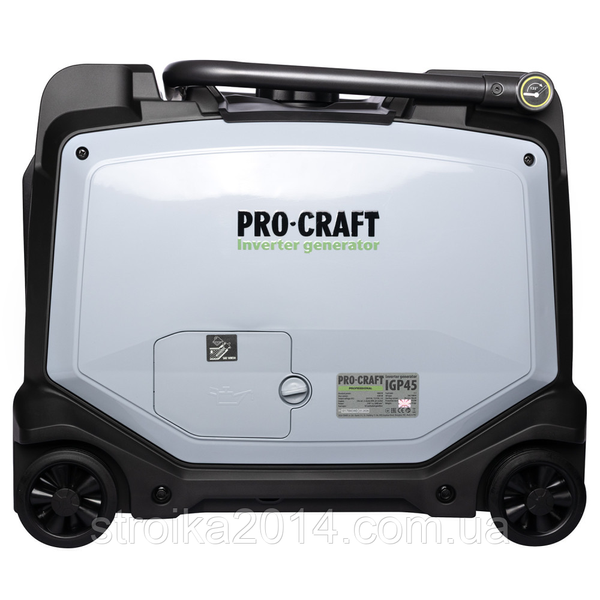 Инверторный бензиновый генератор 220В 4/4,5кВт, ручной/электростарт Procraft IGP45 45 фото
