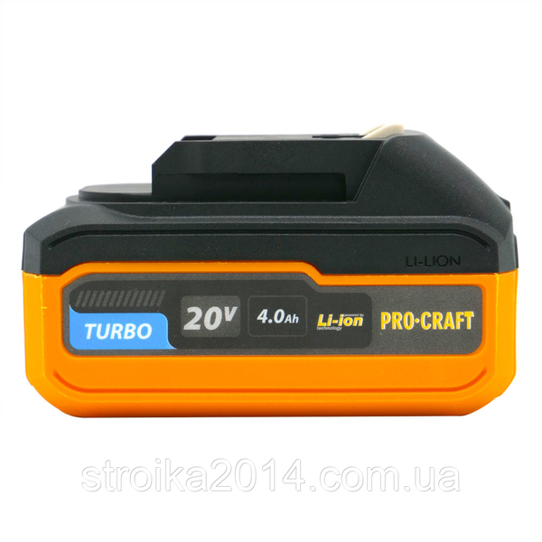 Акумуляторна батарея (20В, 4Аг) Procraft Battery20/4 Turbo 30244 фото