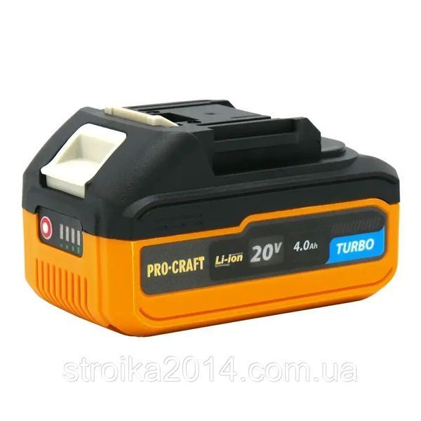 Акумуляторна батарея (20В, 4Аг) Procraft Battery20/4 Turbo 30244 фото