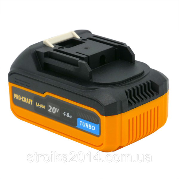 Акумуляторна батарея (20В, 4Аг) Procraft Battery20/4 Turbo 30244 фото