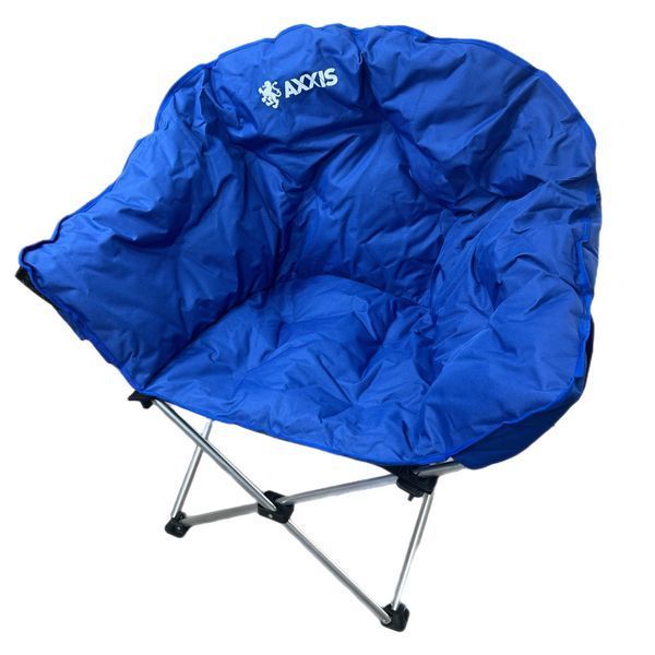 Кресло складное AXXIS Luna CraB-02 синее с чехлом (туристическое, до 100 кг) 48021318916-omg фото