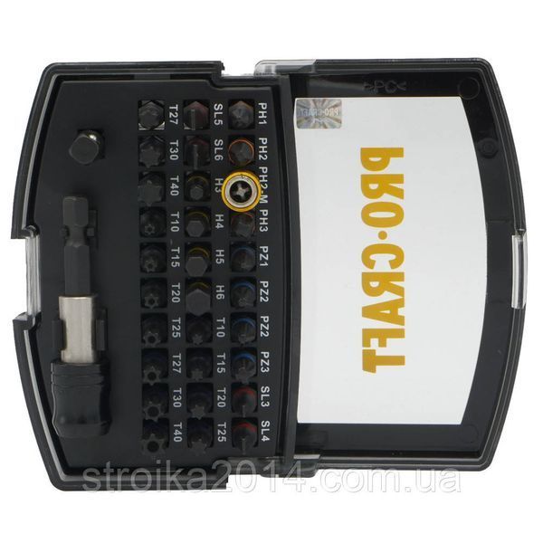 Набор бит 32шт, 25мм:1 шт, Procraft BS32 34 фото